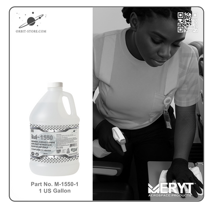 M1550-1 Aircraft Interior Hard Surfaces Cleaner Water Base AMS1550 1 US Gallon