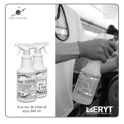 M1550-32 Aircraft Interior Hard Surfaces Cleaner  AMS1550 32oz 946ml