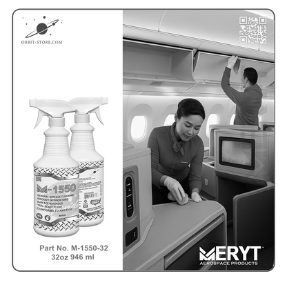M1550-32 Aircraft Interior Hard Surfaces Cleaner  AMS1550 32oz 946ml
