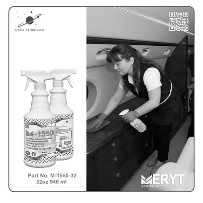 M1550-32 Aircraft Interior Hard Surfaces Cleaner  AMS1550 32oz 946ml