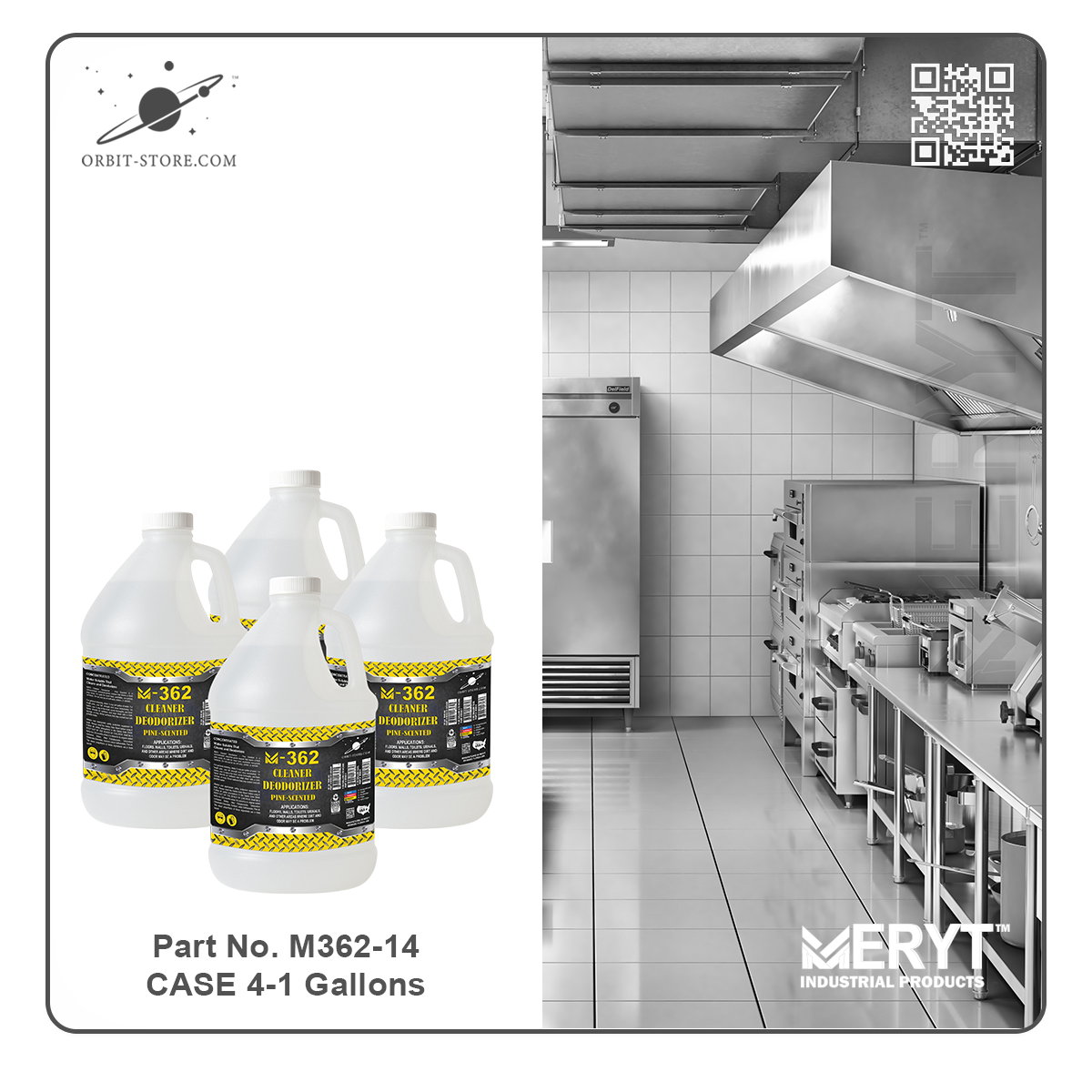 M362-14  Industrial Pine Cleaner & Deodorizer Concentrated for Airport Use