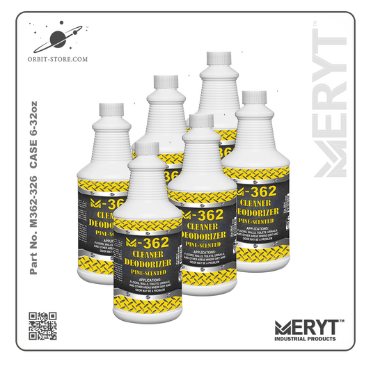 M362-326  Industrial Strength Floor Cleaner and Deodorizer  Concentrate - Pine Scent  Case of 6 x 32 oz