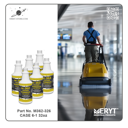 M362-326  Industrial Strength Floor Cleaner and Deodorizer  Concentrate - Pine Scent  Case of 6 x 32 oz