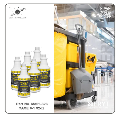 M362-326  Industrial Strength Floor Cleaner and Deodorizer  Concentrate - Pine Scent  Case of 6 x 32 oz