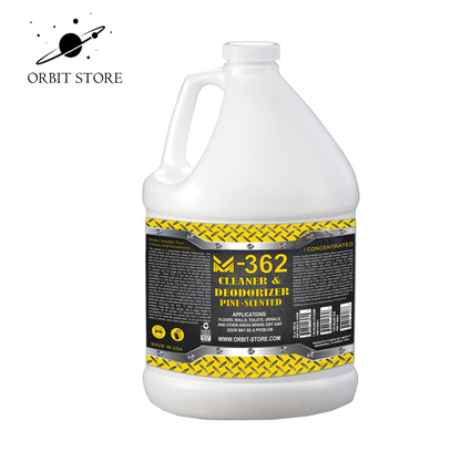 M362 Industrial Strength Floor Cleaner and Deodorizer  Concentrate - Pine Scent 1 Gallon 3.78 L
