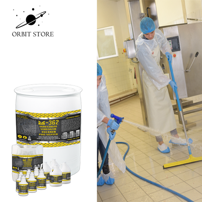 M362 Industrial Strength Floor Cleaner and Deodorizer Concentrate  Pine Scent 5 US Gallons 18.9L