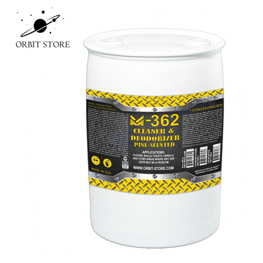 M362 Industrial Strength Floor Cleaner and Deodorizer CONCENTRATED - Pine Scent 55 US Gallons 208.9 L