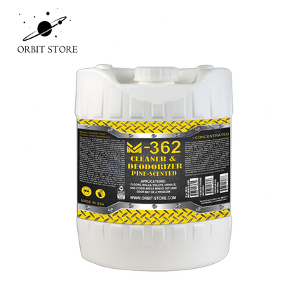 M362 Industrial Strength Floor Cleaner and Deodorizer Concentrate  Pine Scent 5 US Gallons 18.9L