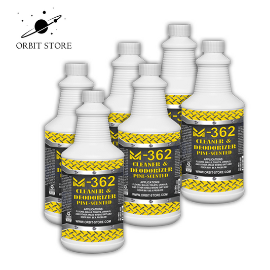 M362Floor Cleaner and  Bathroom Cleaner - Concentrate - Pine Scent 6-32oz Bottles