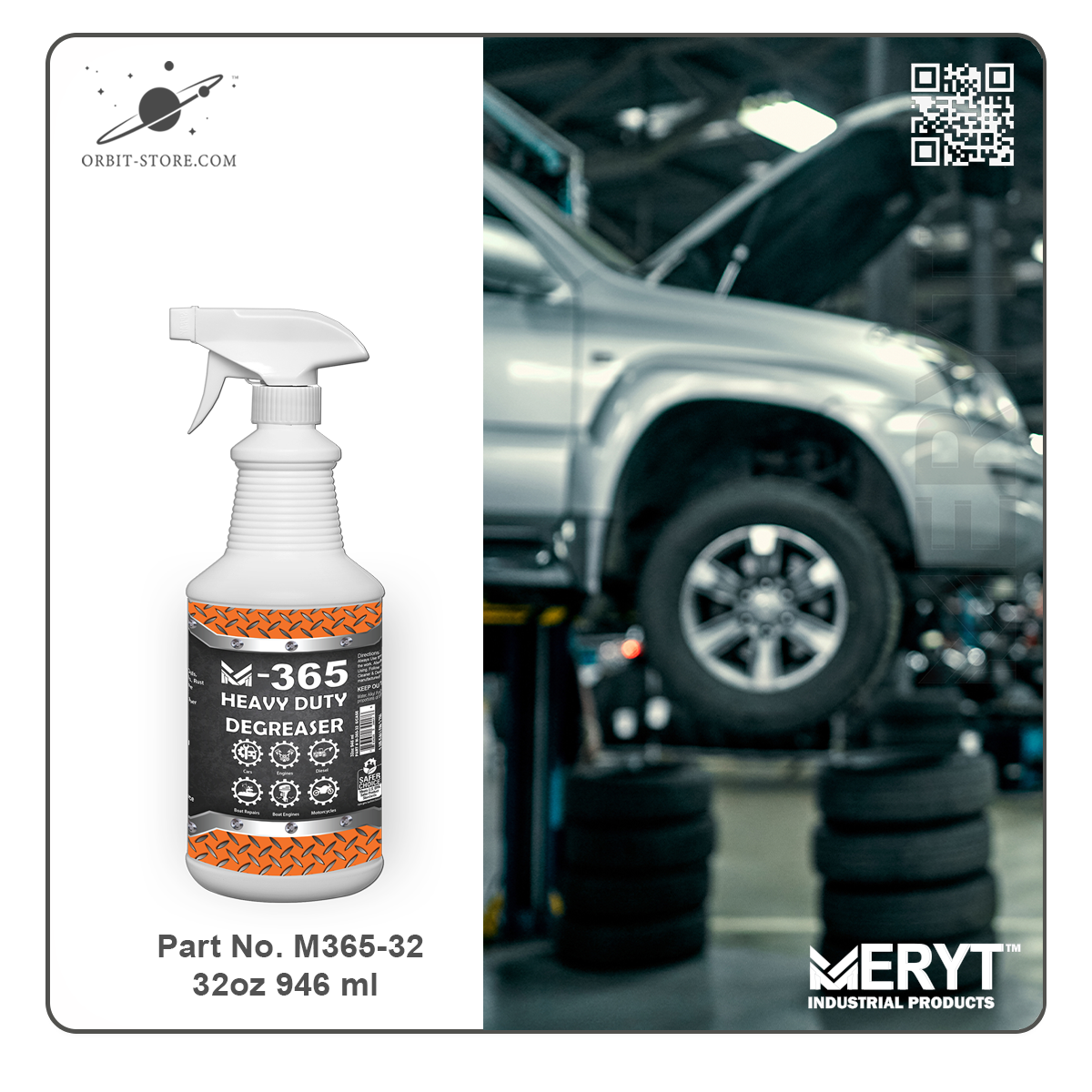 M365 Industrial Degreaser (32 oz Spray Bottle)