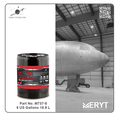 M737-5  DEGREASING SOLVENT MIL PRF 680 TYPE II  5 US Gallons 18.9 L