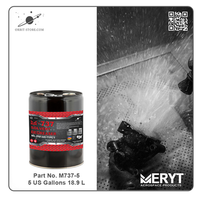 M737-5  DEGREASING SOLVENT MIL PRF 680 TYPE II  5 US Gallons 18.9 L