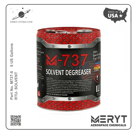 M737-5  DEGREASING SOLVENT MIL PRF 680 TYPE II  5 US Gallons 18.9 L