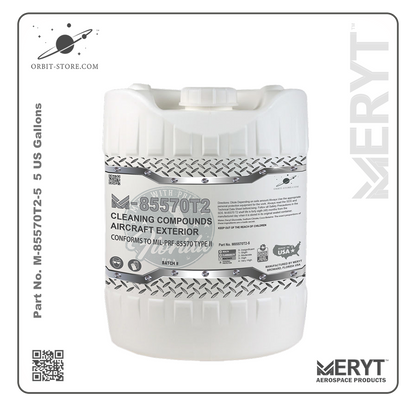 M85570T2-5  Aircraft Exterior Cleaning Compound - MIL-PRF-85570 TYPE II 5 US Gallons