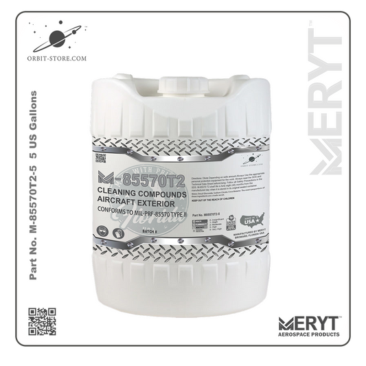 M85570T2-5  Aircraft Exterior Cleaning Compound - MIL-PRF-85570 TYPE II 5 US Gallons