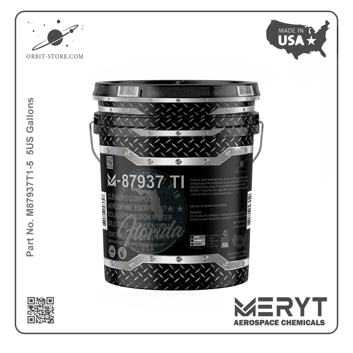 M87937T1-5   MIL-PRF-87937 Type I Solvent Emulsion Aircraft Cleaning Compound 5 Gallons