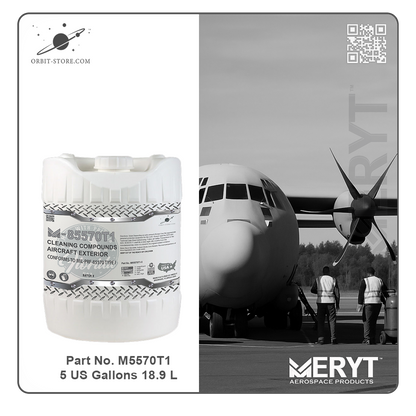 M85570T1-5  Aircraft Exterior Cleaning Compound - MIL-PRF-85570 TYPE I 5 US Gallons