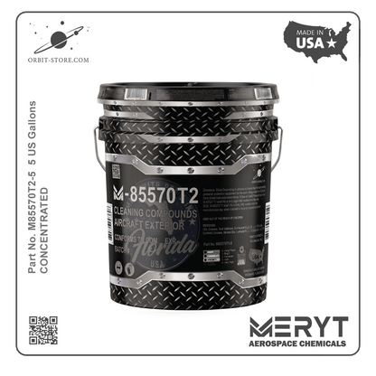 M85570T2-5  Aircraft Exterior Cleaning Compound - MIL-PRF-85570 TYPE II 5 US Gallons