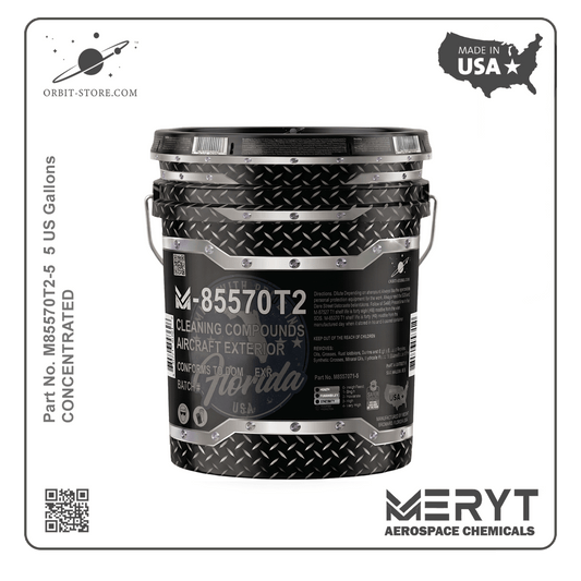 M85570T2-5  Aircraft Exterior Cleaning Compound - MIL-PRF-85570 TYPE II 5 US Gallons
