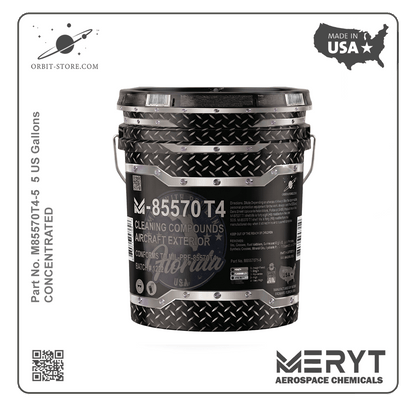 M85570T4-5  Aircraft Exterior Cleaning Compound - MIL-PRF-85570 TYPE IV 5 US Gallons