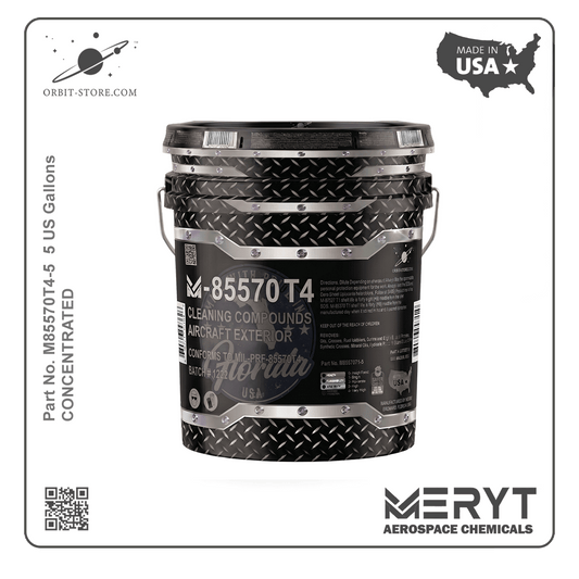 M85570T4-5  Aircraft Exterior Cleaning Compound - MIL-PRF-85570 TYPE IV 5 US Gallons