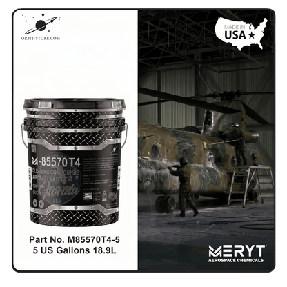 M85570T4-5  Aircraft Exterior Cleaning Compound - MIL-PRF-85570 TYPE IV 5 US Gallons