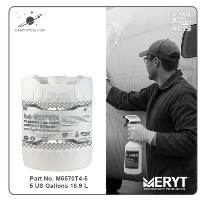 M85570T4-5  Aircraft Exterior Cleaning Compound - MIL-PRF-85570 TYPE IV 5 US Gallons
