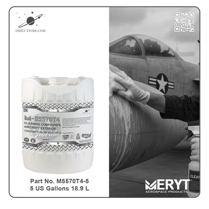 M85570T4-5  Aircraft Exterior Cleaning Compound - MIL-PRF-85570 TYPE IV 5 US Gallons