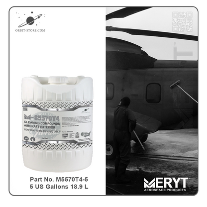 M85570T4-5  Aircraft Exterior Cleaning Compound - MIL-PRF-85570 TYPE IV 5 US Gallons