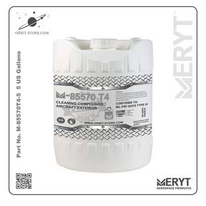 M85570T4-5  Aircraft Exterior Cleaning Compound - MIL-PRF-85570 TYPE IV 5 US Gallons