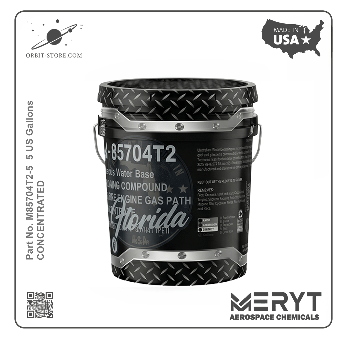 MIL-PRF-85704 Type II Aircraft Engine Compressor Wash – M-85704T2-5 Turbine Gas Path Cleaner (Concentrate)