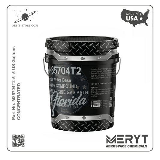 MIL-PRF-85704 Type II Aircraft Engine Compressor Wash – M-85704T2-5 Turbine Gas Path Cleaner (Concentrate)