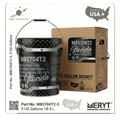 MIL-PRF-85704 Type II Aircraft Engine Compressor Wash – M-85704T2-5 Turbine Gas Path Cleaner (Concentrate)
