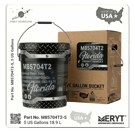 MIL-PRF-85704 Type II Aircraft Engine Compressor Wash – M-85704T2-5 Turbine Gas Path Cleaner (Concentrate)