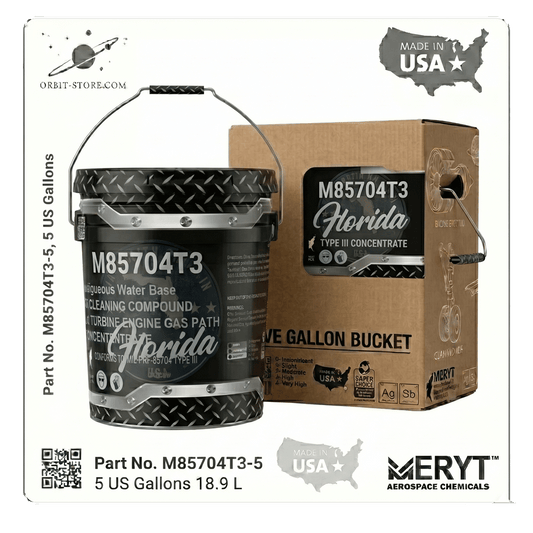 MIL-PRF-85704 Type III Aircraft Engine Compressor Wash – M-85704T3-5 On-Line Gas Path Cleaner (Concentrate)