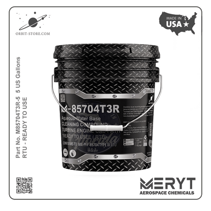 MIL-PRF-85704 Type III RTU Aircraft Engine Compressor Wash – M-85704T3R-5 On-Line Gas Path Cleaner