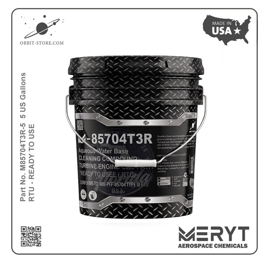 MIL-PRF-85704 Type III RTU Aircraft Engine Compressor Wash – M-85704T3R-5 On-Line Gas Path Cleaner
