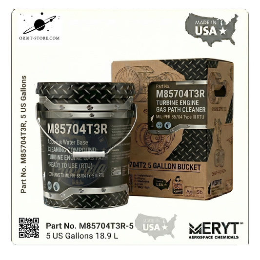 MIL-PRF-85704 Type III RTU Aircraft Engine Compressor Wash – M-85704T3R-5 On-Line Gas Path Cleaner