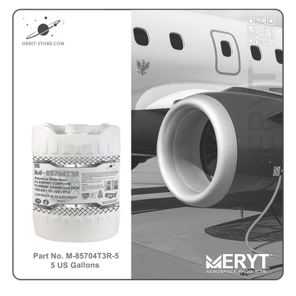 M85704T3R-5 Turbine Engine Cleaner MIL-PRF-85704C Type III RTU READY TO USE  5 US Gallons