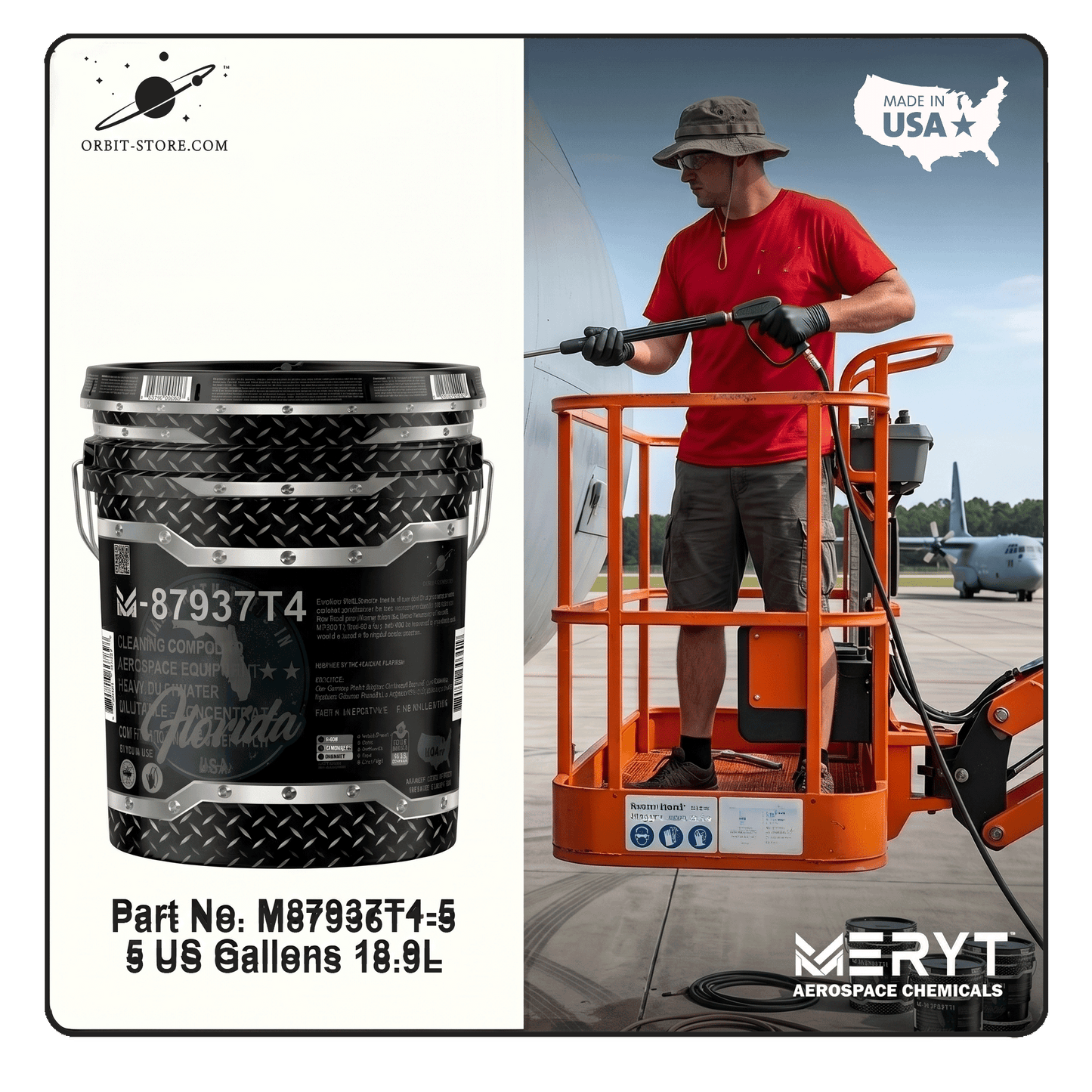 M87936T1-5  Concentrated Aircraft Exterior Cleaning Compound MILPRF-87936 Type I 5 US Gallons