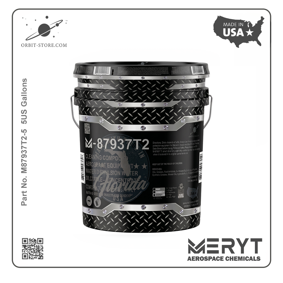 M87937T2-5   MIL-PRF-87937 Type II Solvent Emulsion Aircraft Cleaning Compound 5 Gallons