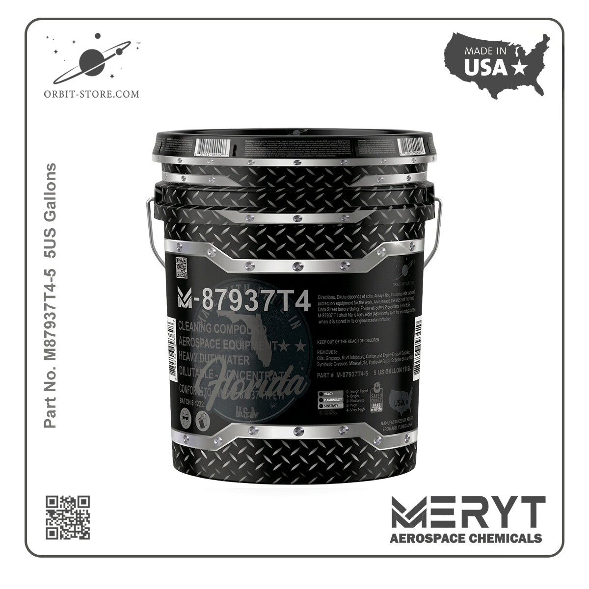M87937T4-5   MIL-PRF-87937 Type IV Heavy Duty Cleaning Compound 5-Gallons