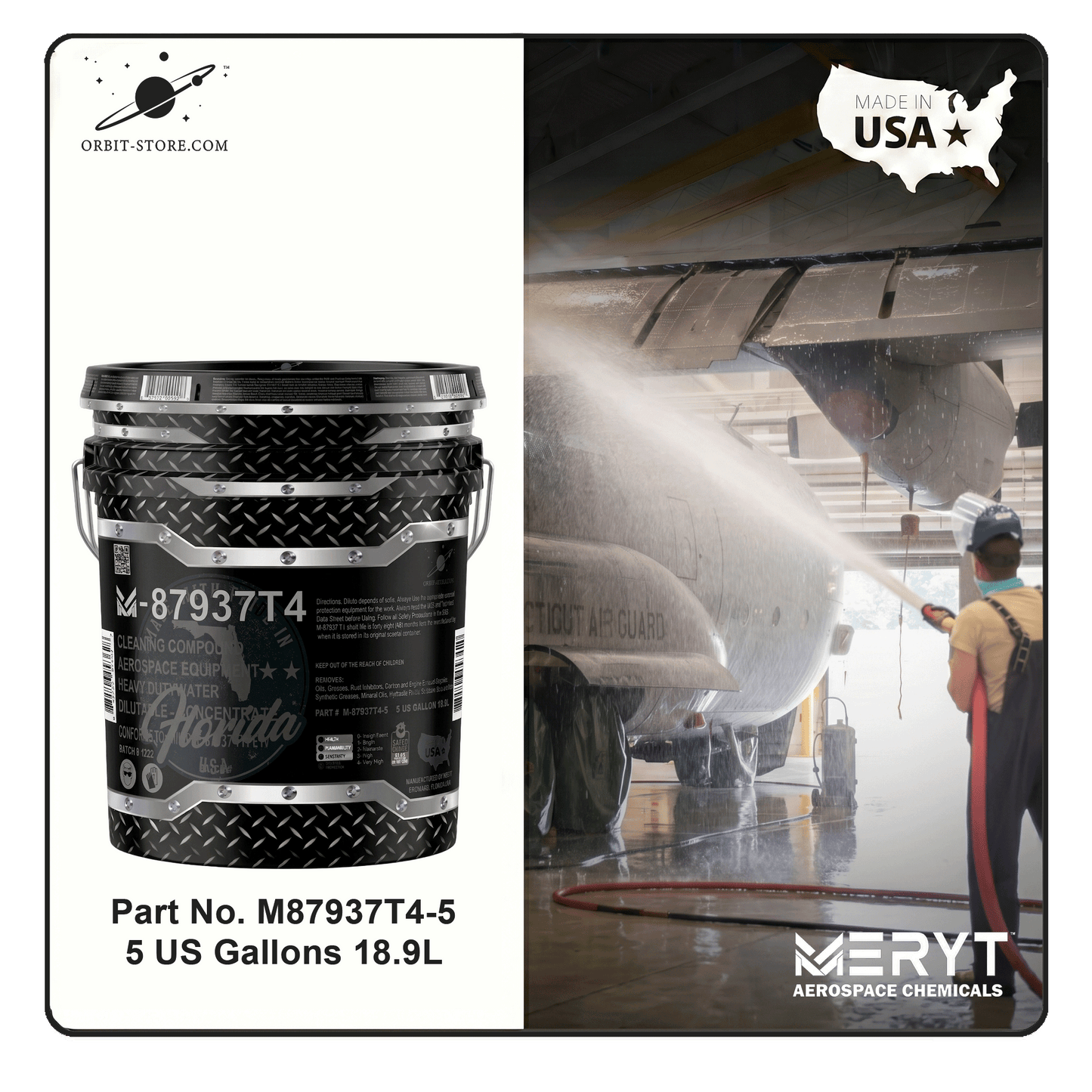 M87937T4-5   MIL-PRF-87937 Type IV Heavy Duty Cleaning Compound 5-Gallons