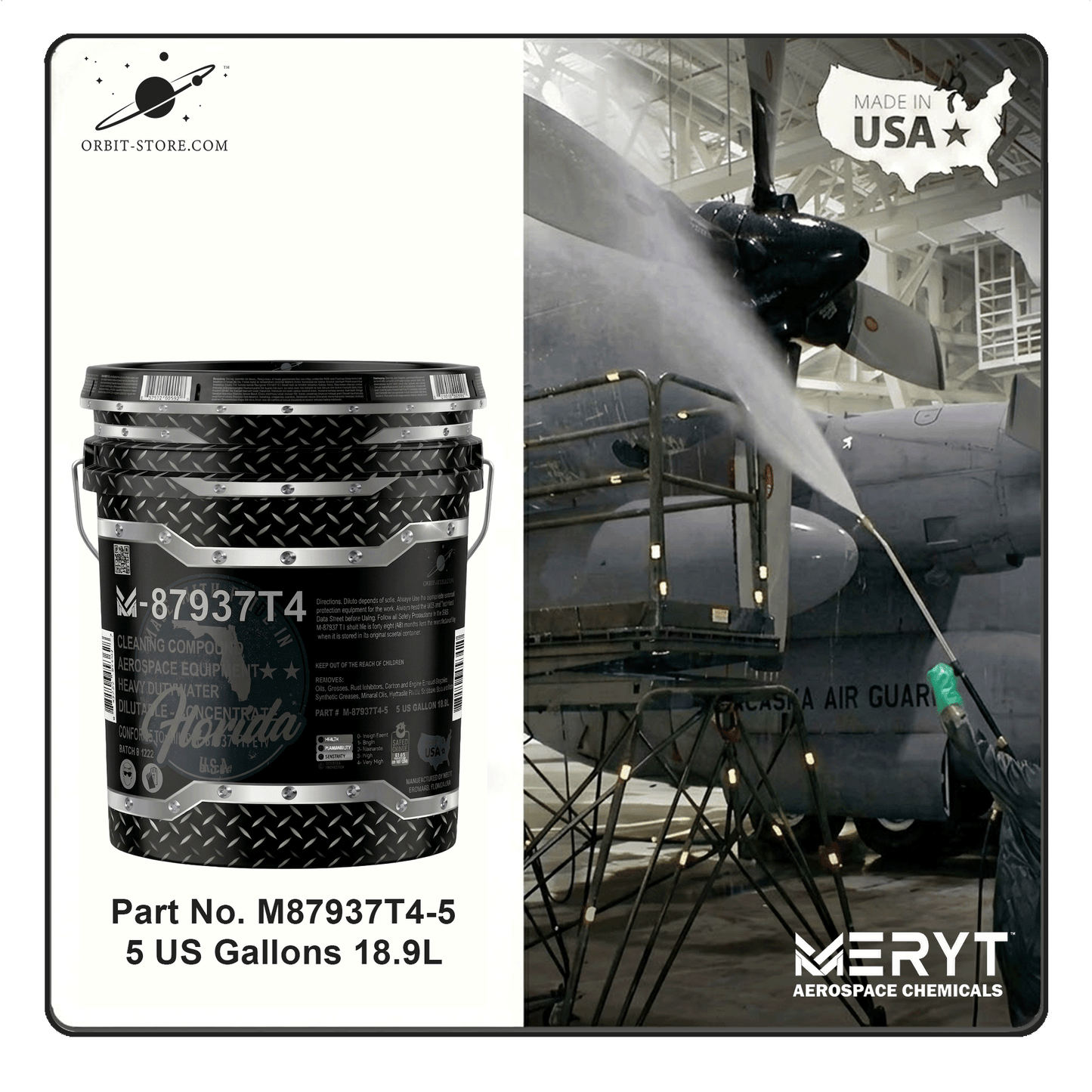 M87937T4-5   MIL-PRF-87937 Type IV Heavy Duty Cleaning Compound 5-Gallons