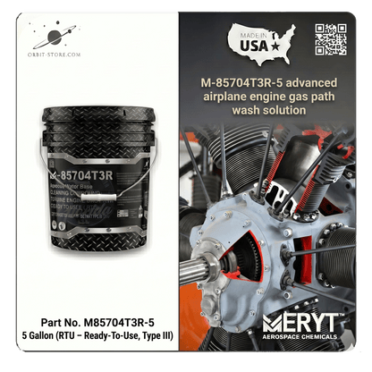 MIL-PRF-85704 Type III RTU Aircraft Engine Compressor Wash – M-85704T3R-5 On-Line Gas Path Cleaner